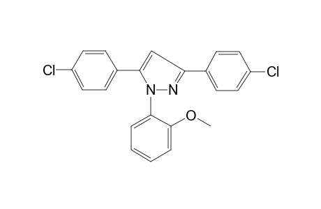 3,5-bis(4-chlorophenyl)-1-(2-methoxyphenyl)pyrazole