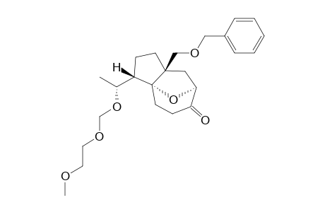 (1R,1'R,2S,5R,7S)-5-Benzyloxymethyl-2-[1'-(2-methoxyethoxymethoxy)ethyl]-11-oxatricyclo[5.3.1.0(1,5)]-8-undecanone