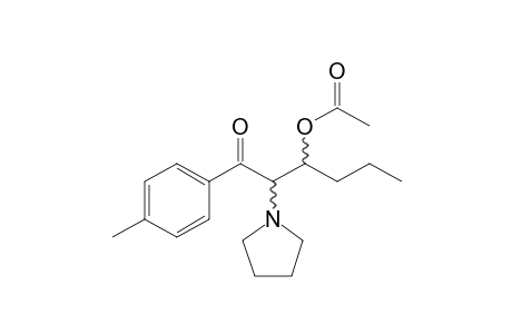 1-Oxo-2-(pyrrolidin-1-yl)-1-(p-tolyl)hexan-3-yl acetate