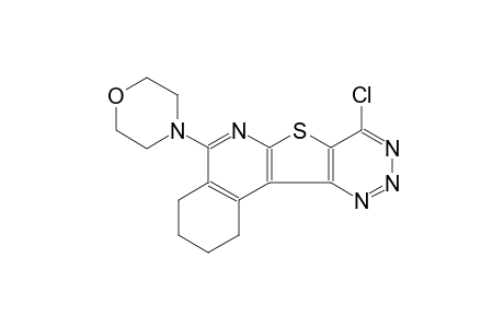 8-chloro-5-(4-morpholinyl)-1,2,3,4-tetrahydro[1,2,3]triazino[4',5':4,5]thieno[2,3-c]isoquinoline