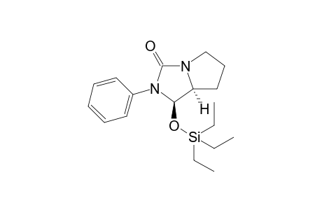 (-)-(1R,7aS)-2-phenyl-1-((triethylsilyl)oxy)tetrahydro-1H-pyrrolo[1,2-c]imidazol-3(2H)-one