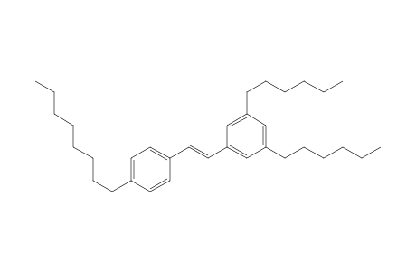 (E)-1-(3,5-dihexylphenyl)-2-(4-octylphenyl)ethene