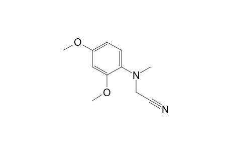2-((2,4-Dimethoxyphenyl)(methyl)amino)acetonitrile