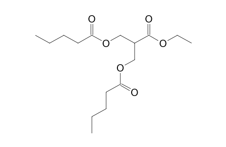 Pentanoic acid, 2-ethoxycarbonyl-3-pentanoyloxypropyl ester