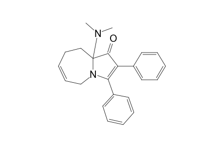 9a-Dimethylamino-2,3-diphenyl-1-oxo-5,8,9,9a-tetrahydro-1H-pyrrolo[1,2-a]azepine
