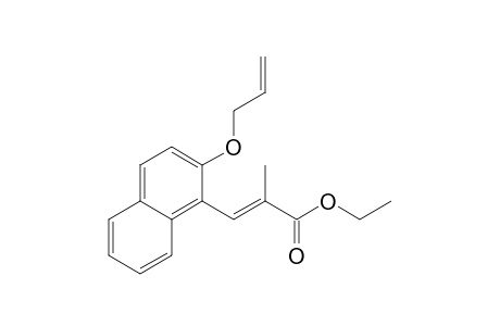 Ethyl 2-methyl-3-(2-allyloxy-1-naphthyl)propenoate