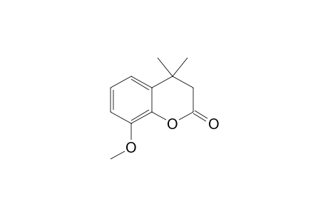8-methoxy-4,4-dimethyl-3,4-dihydro-2H-1-benzopyran-2-one