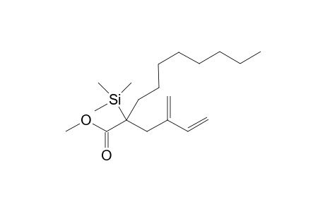 2-(2-Methylenebut-3-enyl)-2-trimethylsilyldecanoic acid methyl ester