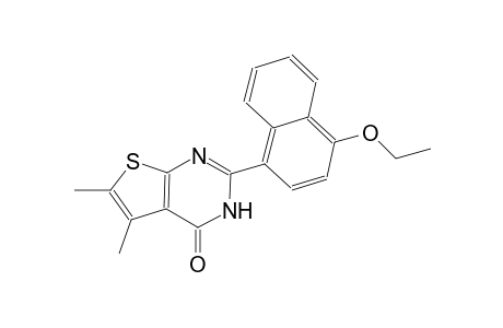 2-(4-ethoxy-1-naphthyl)-5,6-dimethylthieno[2,3-d]pyrimidin-4(3H)-one