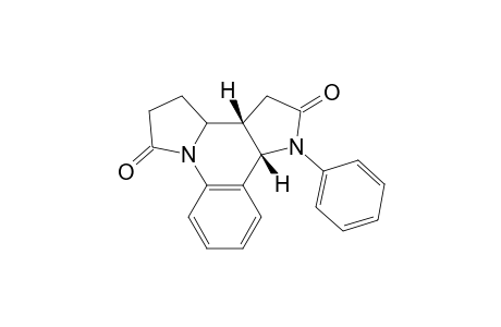 cis-1-Phenyl-3a,4,5,11b-tetrahydrodipyrrolo[1,2-a:3',2'-c]quinoline-2,6-dione