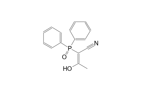 (2Z)-2-(diphenylphosphoryl)-3-hydroxy-2-butenenitrile