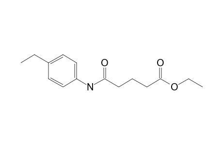 Glutaric acid, monoamide, N-(4-ethylphenyl)-, ethyl ester