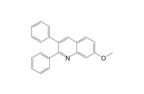 Quinoline, 7-methoxy-2,3-diphenyl-