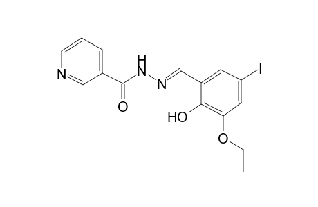 N'-[(E)-(3-Ethoxy-2-hydroxy-5-iodophenyl)methylidene]nicotinohydrazide