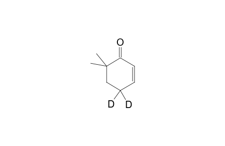 2-Cyclohexen-1-one-4,4-d2, 6,6-dimethyl-