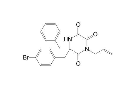 4-Allyl-6-benzyl-6-(4-bromobenzyl)piperazin-2,3,5-trione