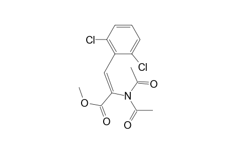 2-Propenoic acid, 2-(diacetylamino)-3-(2,6-dichlorophenyl)-, methyl ester, (Z)-