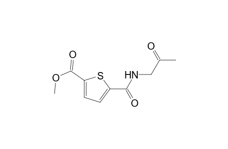 5-(acetonylcarbamoyl)thiophene-2-carboxylic acid methyl ester