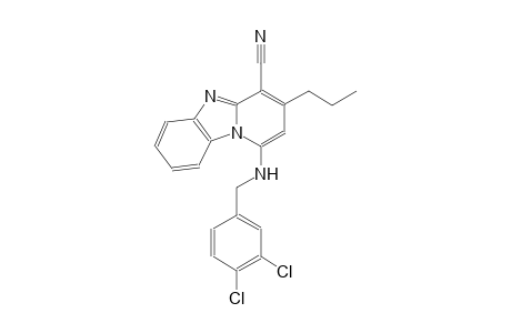 1-[(3,4-dichlorobenzyl)amino]-3-propylpyrido[1,2-a]benzimidazole-4-carbonitrile