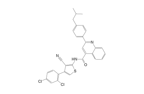 N-[3-cyano-4-(2,4-dichlorophenyl)-2-thienyl]-2-(4-isobutylphenyl)-4-quinolinecarboxamide