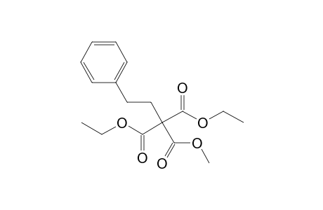 Methyl 4-phenyl-2,2-bis(ethoxycarbonyl)-butanoate