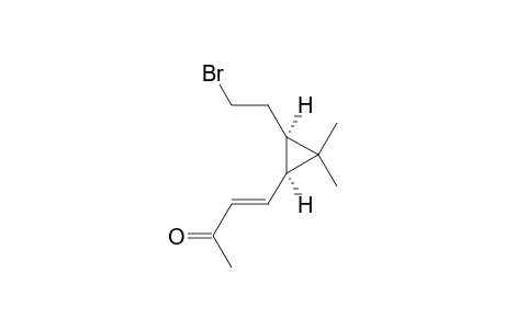 (1-R,3-S)-(-)-3-(2-BROMOETHYL)-2,2-DIMETHYL-1-[(1-E)-3-OXOBUTENYL]-CYCLOPROPANE