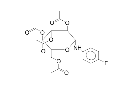 1-N-(PARA-FLUOROPHENYL)-1-DEOXY-1-AMINO-2,3,4,6-TETRA-O-ACETYL-BETA-D-GLUCOPYRANOSIDE