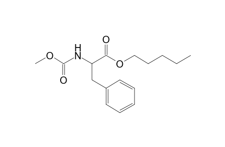 l-Phenylalanine, N-methoxycarbonyl-, pentyl ester