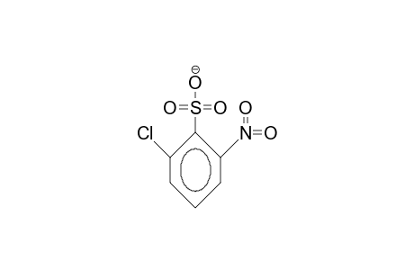 2-Chloro-6-nitro-benzenesulphonic acid, anion