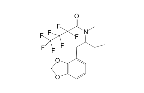 N-(1-(benzo[d][1,3]dioxol-4-yl)butan-2-yl)-2,2,3,3,4,4,4-heptafluoro-N-methylbutanamide