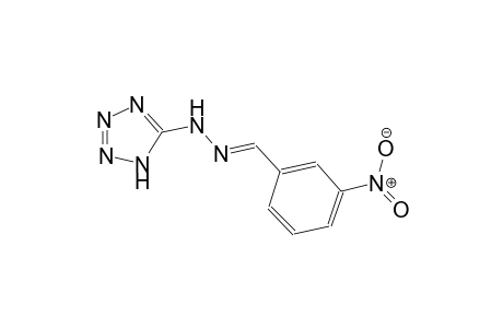 benzaldehyde, 3-nitro-, 1H-tetrazol-5-ylhydrazone
