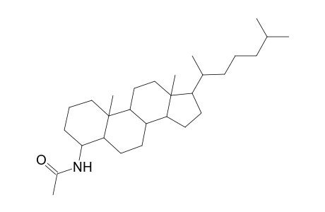 Acetamide, N-[(4.alpha.,5.alpha.)-cholestan-4-yl]-