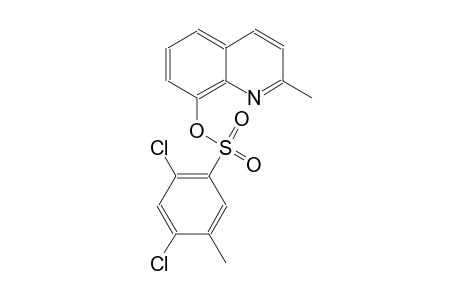 benzenesulfonic acid, 2,4-dichloro-5-methyl-, 2-methyl-8-quinolinylester
