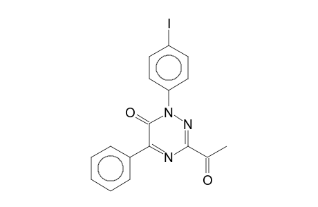 3-Acetyl-1-(4-iodophenyl)-5-phenyl-1H-[1,2,4]triazin-6-one