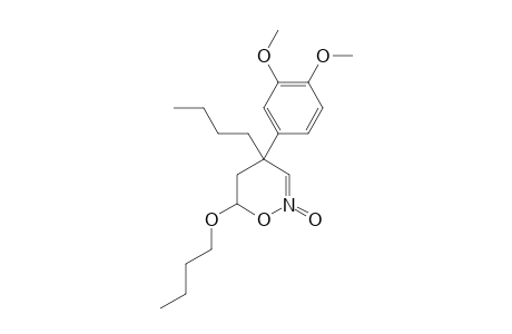 6-BUTOXY-4-BUTYL-(3',4'-DIMETHOXY-PHENYL)-5,6-DIHYDRO-4-H-[1,2]-OXAZINE-N-OXIDE