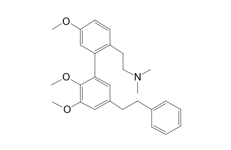 N,N-Dimethyl-2-[2',3',5-trimethoxy-5'-(2-phenylethyl)[1,1'-biphenyl]-2-yl]ethanamine