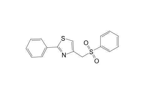 2-Phenyl-4-[(phenylsulfonyl)methyl]thiazole
