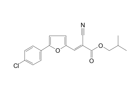 Isobutyl (2E)-3-[5-(4-chlorophenyl)-2-furyl]-2-cyano-2-propenoate