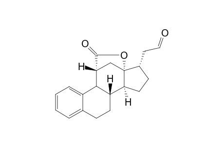 11.alpha.,13.alpha.-Carbolactone-17.alpha.-(2-oxoethyl)gona-1,3,5(10)triene