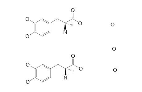 (-)-3-(3,4-Dihydroxyphenyl)-2-methyl-L-alanine sesquihydrate