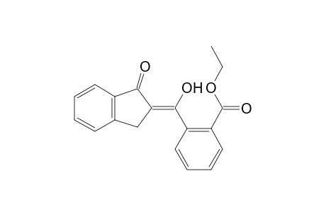 2-[(Z)-hydroxy-(1-ketoindan-2-ylidene)methyl]benzoic acid ethyl ester