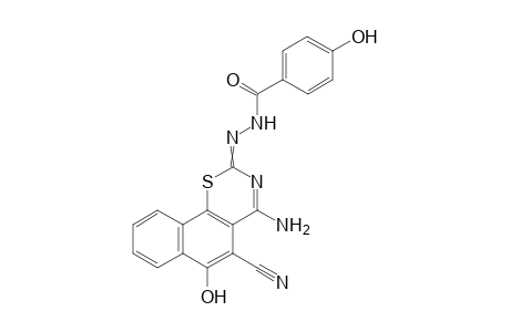 (4-Amino-5-cyano-6-hydroxy-2H-naphtho[2,1-e][1,3]thiazine-2-ylidene)-4-hydroxybenzohydrazide