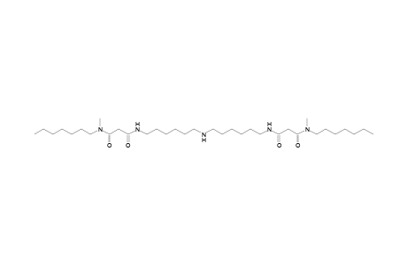 N'-heptyl-N-[6-[6-[[3-[heptyl(methyl)amino]-1,3-dioxopropyl]amino]hexylamino]hexyl]-N'-methylpropanediamide