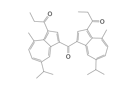 1,1'[Carbonylbis(5-isopropyl-8-methylazulene-3,1-diyl)]bis[propan-1-one]