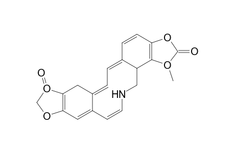 6,7,14-Trihydro-5-methylbis[1,3]benzodioxolo[4,5-c:5',6'-g]azecin-4,13(5H)-dione