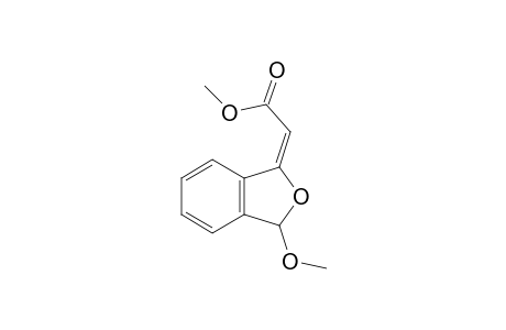 (E)-3-Methoxy-1-[(methoxycarbonyl)methylene]-1,3-dihydroisobenzofuran