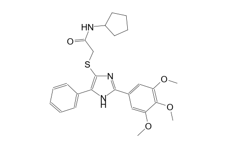 acetamide, N-cyclopentyl-2-[[5-phenyl-2-(3,4,5-trimethoxyphenyl)-1H-imidazol-4-yl]thio]-