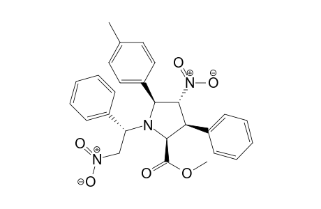 (2S,3S,4R,5S)-Methyl 4-nitro-1-[(S)-2-nitro-1-phenylethyl]-3-phenyl-5-(p-tolyl)pyrrolidine-2-carboxylate