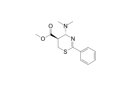 METHYL-4-(N-DIMETHYLAMINO)-2-PHENYL-5,6-DIHYDRO-4H-1,3-THIAZIN-5-CARBOXYLATE