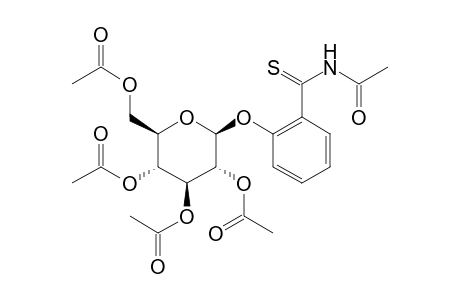 N-acetyl-o-(beta-D-glucopyranosyloxy)thiobenzamide, tetraacetate